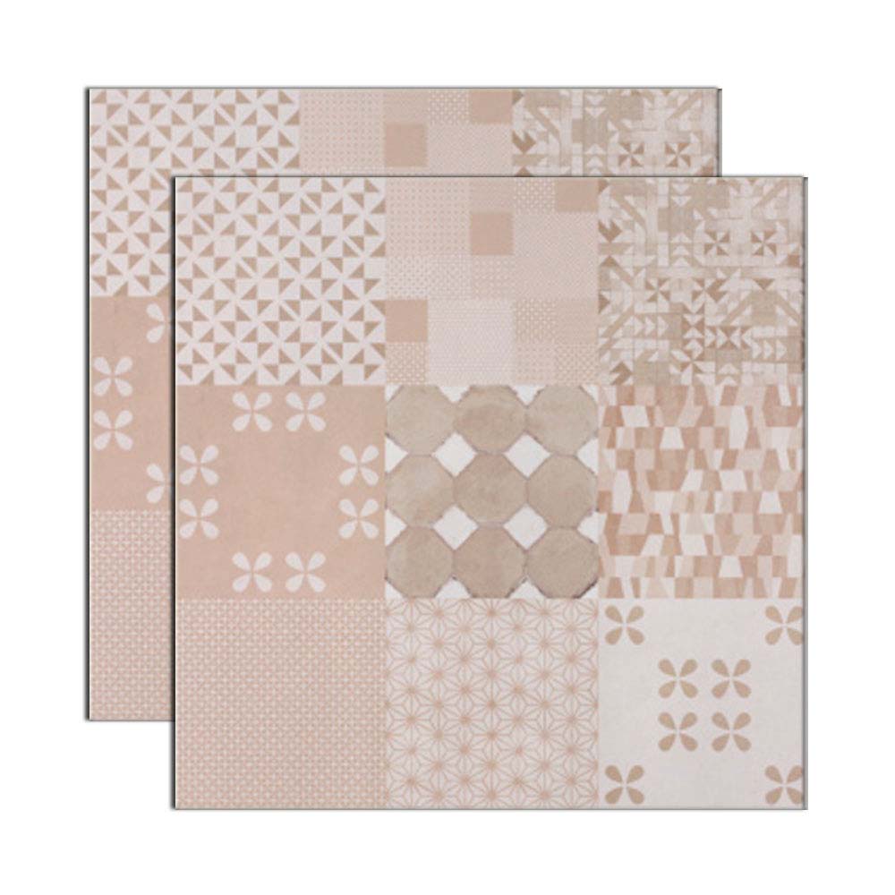 Porcelanato retificado 60x60cm Village Mix nude acetinado Portobello