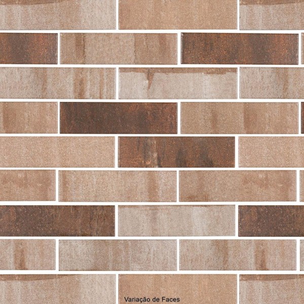 Encontraproduto.com.br - Revestimento Baltimore Reddish Esmaltado 7X26cm Telado Caixa com 0,92 m² Portobello
