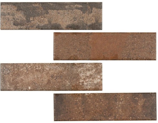 Revestimento Para Parede Interna e Externa Mosaico Portobello 7x26cm Georgian Blend Matte Flat Ft
