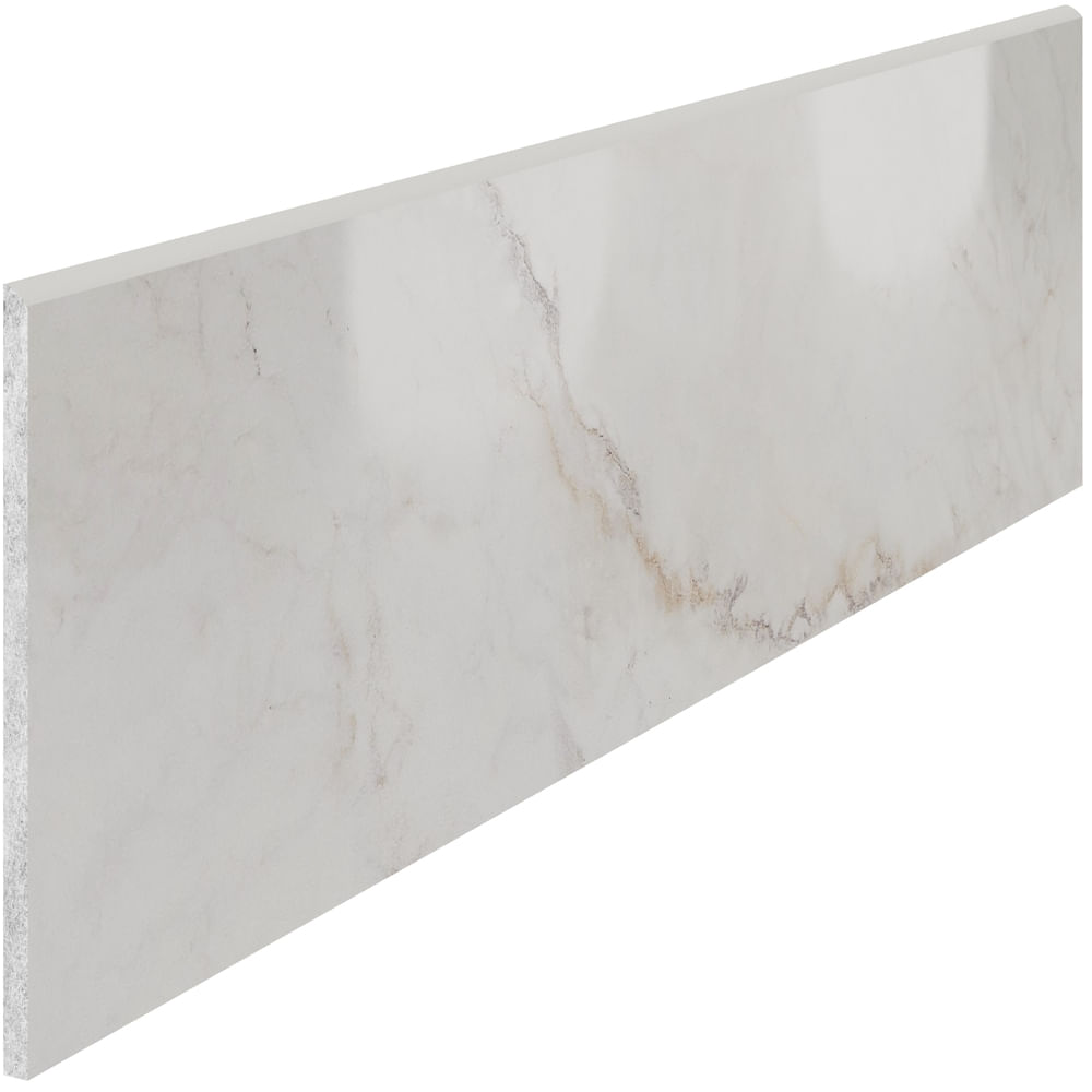 Rodapé Apuano Oro 20X90 Cm Polido Retificado Caixa 5 Peças Portobello
