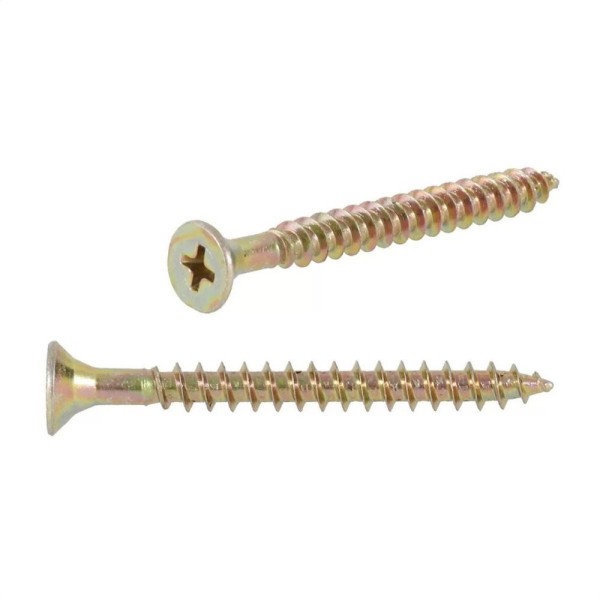 Encontraproduto.com.br - Parafuso Chipboard Cabeça Chata Phillips 5,0 X 50mm Ciser Caixa 300 Un