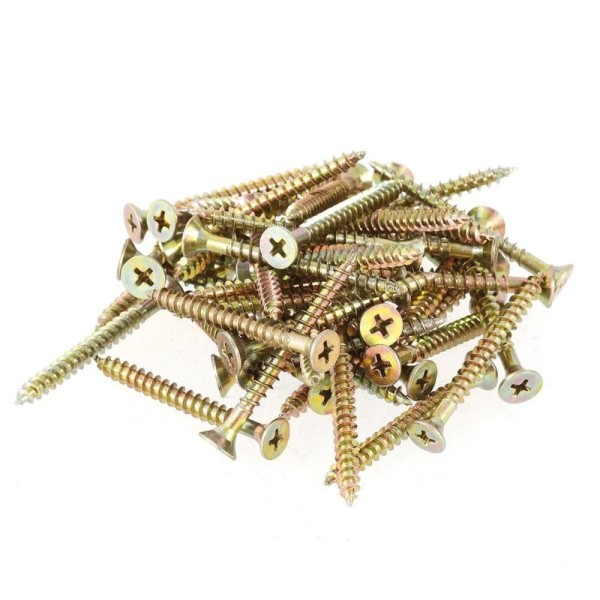 Encontraproduto.com.br - Parafuso Chipboard Cabeça Chata Phillips 5,0 X 50mm Ciser Caixa 300 Un