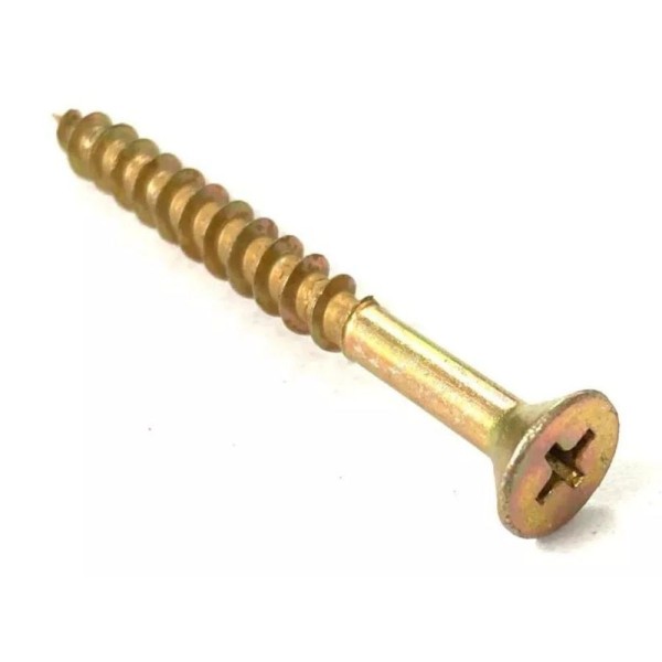 Encontraproduto.com.br - Parafuso Chipboard Cabeça Chata Phillips 5,0 X 70 Mm Ciser Caixa 100 Un