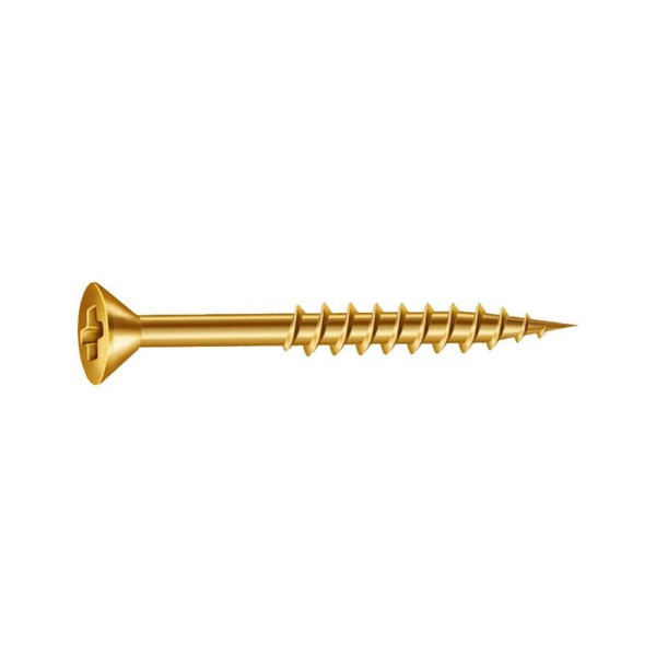 Encontraproduto.com.br - Parafuso Chipboard Cabeça Chata Phillips 3,0 X 30mm Ciser Caixa 1000 Un