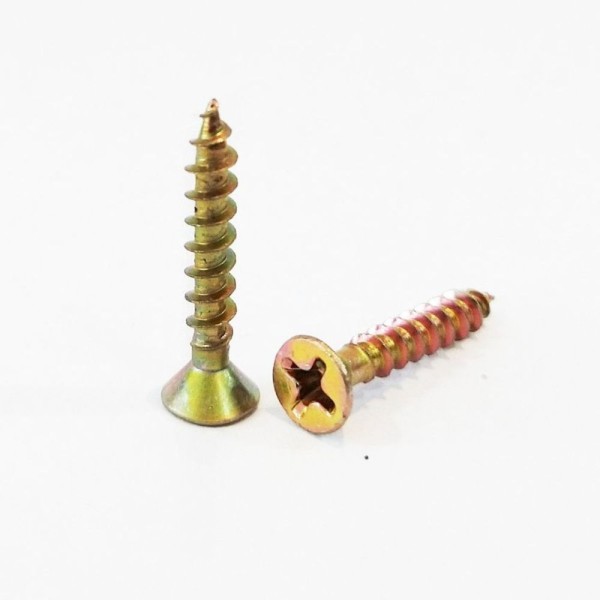 Encontraproduto.com.br - Parafuso Chipboard Cabeça Chata Phillips 4,5 X 22mm Ciser Caixa 500 Un