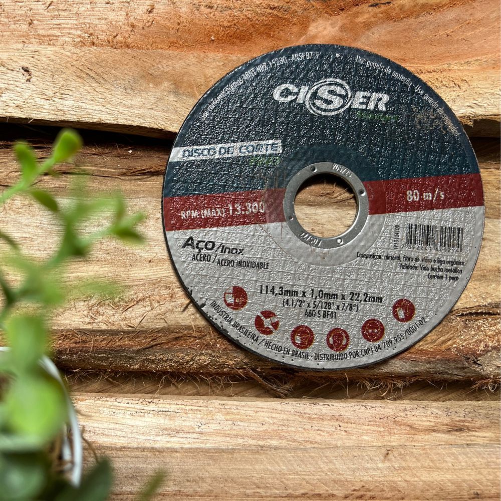 Encontraproduto.com.br - Disco de Corte em Aço Inox 4.1/2