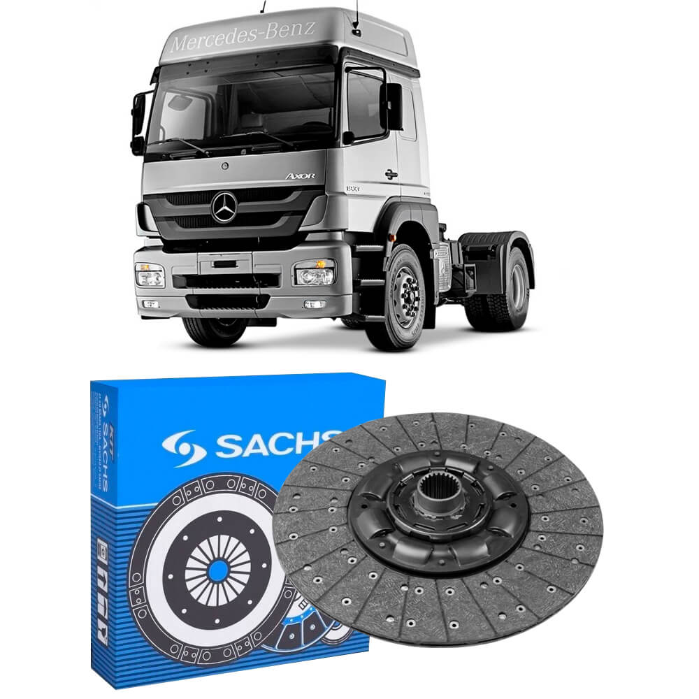 Disco Embreagem Mercedes Benz Axor 1933 2005 a 2017 Sachs 5535