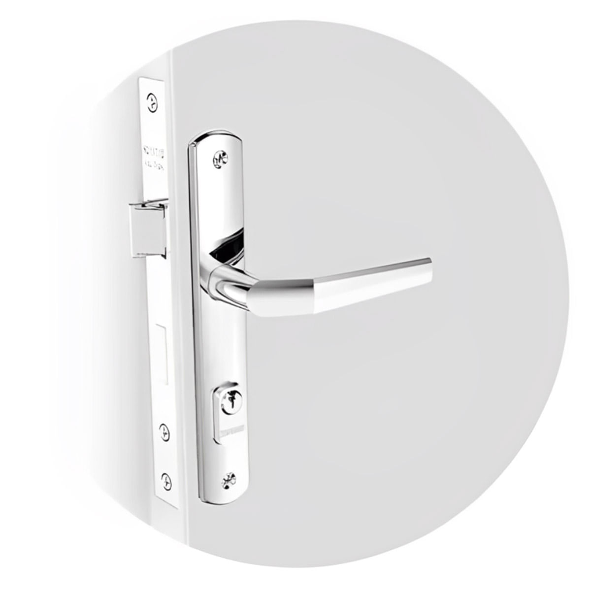 Encontraproduto.com.br - Fechadura Popline Externa ESP15 PY45 Cromado - Soprano