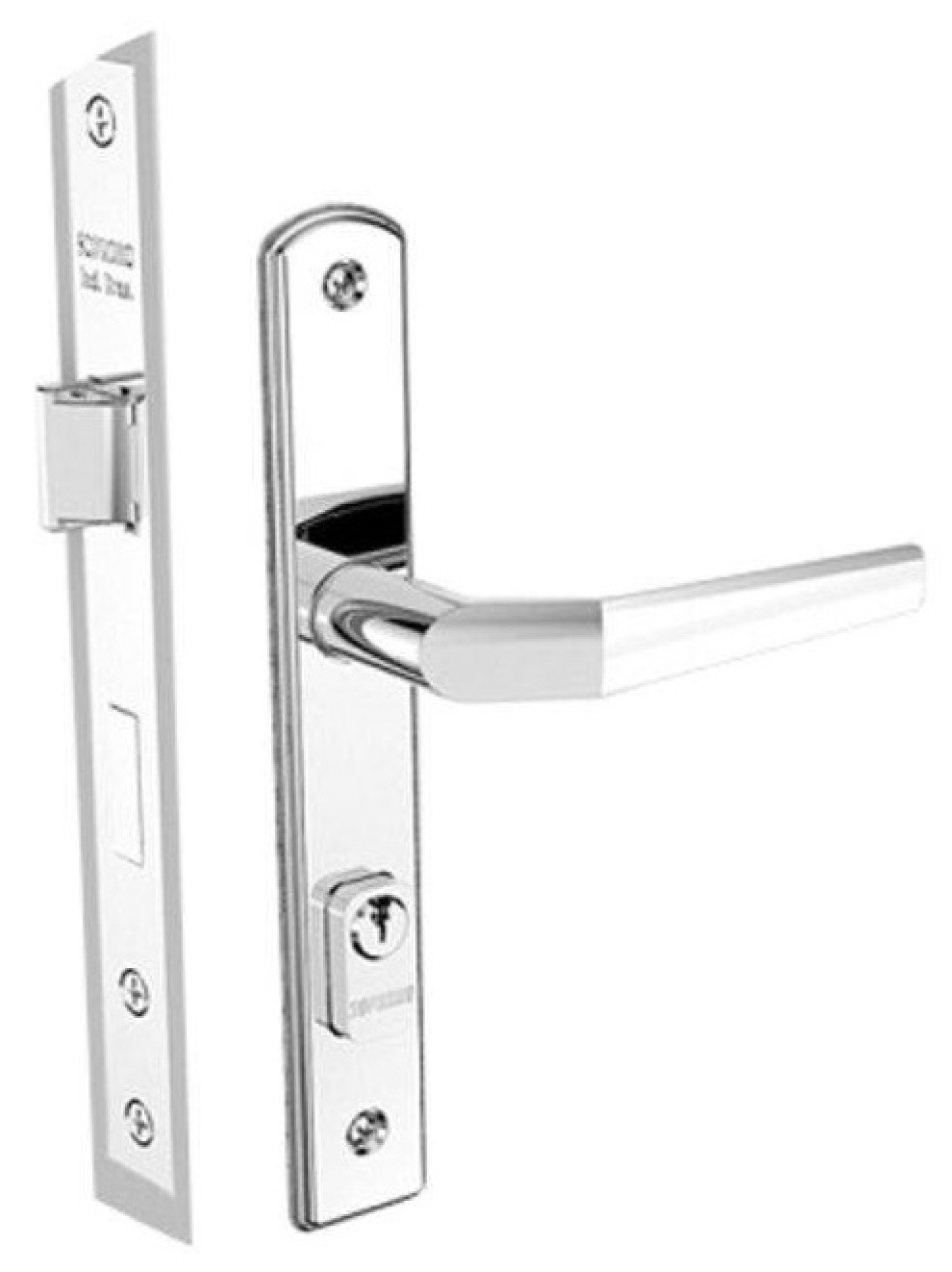 Encontraproduto.com.br - Fechadura Popline Externa ESP15 PY45 Cromado - Soprano