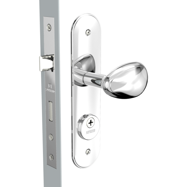 Encontraproduto.com.br - Fechadura Bora Golf Externa Tetra ESP43 Cromado - Soprano