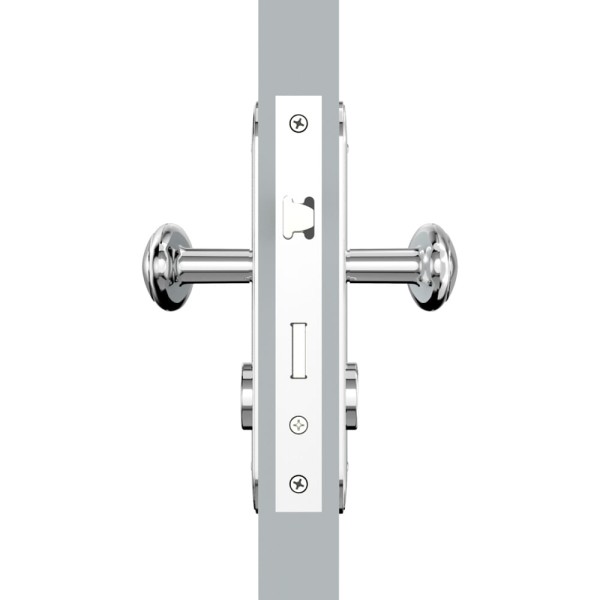 Encontraproduto.com.br - Fechadura Bora Golf Externa Tetra ESP43 Cromado - Soprano