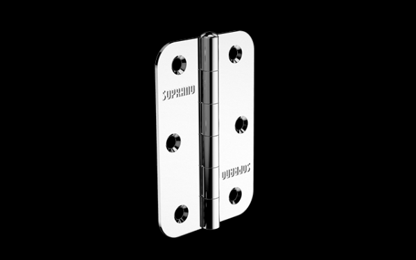 Encontraproduto.com.br - Dobradiça Leve 3.1/2X2.1/4 Cromada Sem Anel Redonda Pino - Soprano