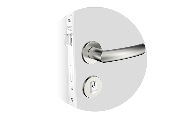 Encontraproduto.com.br - Fechadura Malibu Externa ROS38 PY Inox Escovado - Soprano