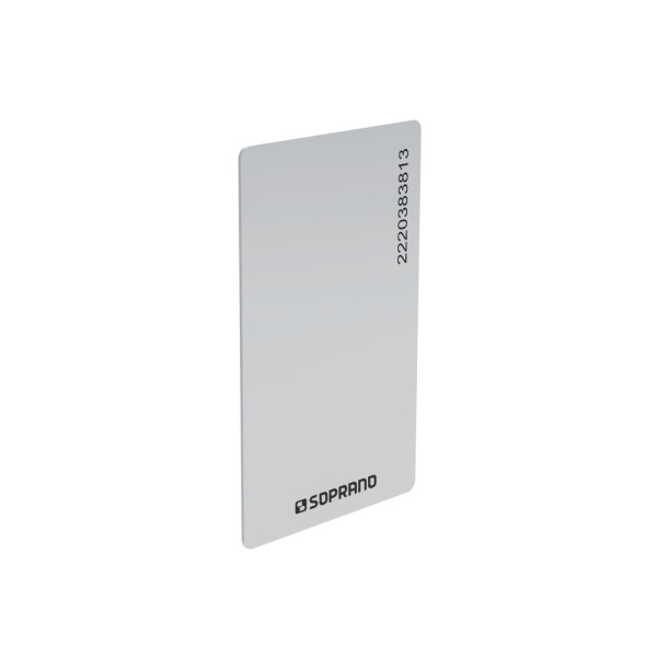 Encontraproduto.com.br - Cartão de Aproximação e Controle de Acesso RFID 125kHz Branco (1un) - Soprano