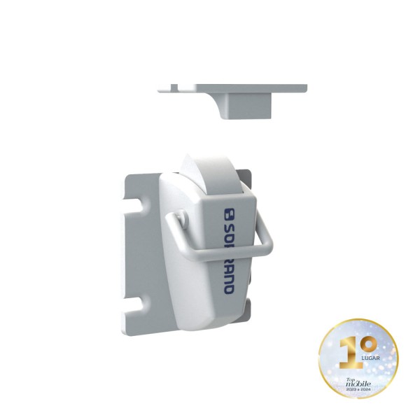 Encontraproduto.com.br - Fechadura para Móveis Magnética Invisível Branco - Soprano