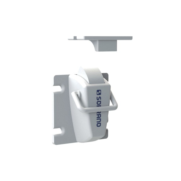 Encontraproduto.com.br - Fechadura para Móveis Magnética Invisível Branco - Soprano