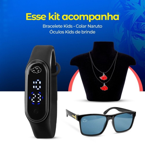 Encontraproduto.com.br - Kit Presente Relogio Infantil Digital Best Friend Nuvem