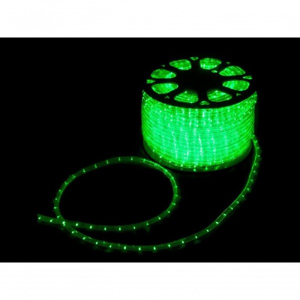 Encontraproduto.com.br - Mangueira Led Alto Brilho Decoração Natal 3600 Leds 13mm Verde