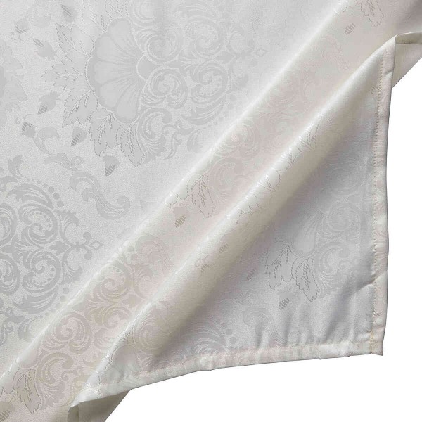 Encontraproduto.com.br - Toalha De Mesa Branyl Facilita Calém Retangular 160x220cm Pérola