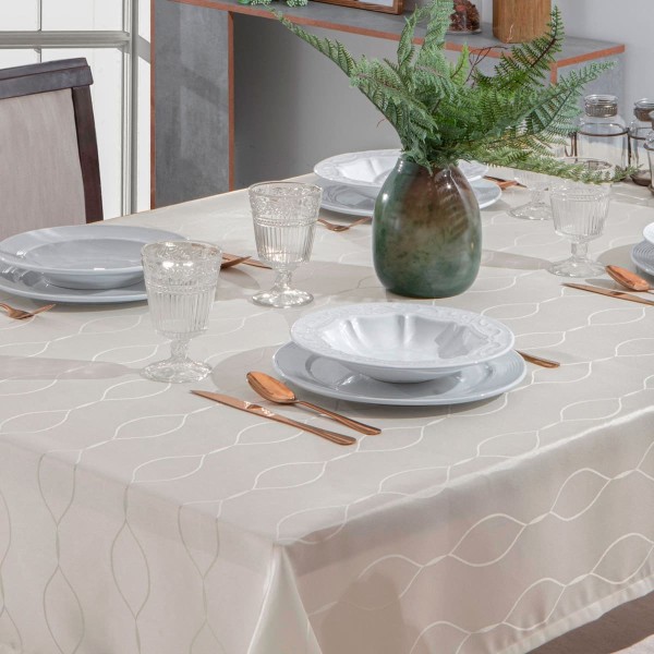 Encontraproduto.com.br - Toalha De Mesa Branyl Toalha De Mesa Retangular - 140cm X 210cm