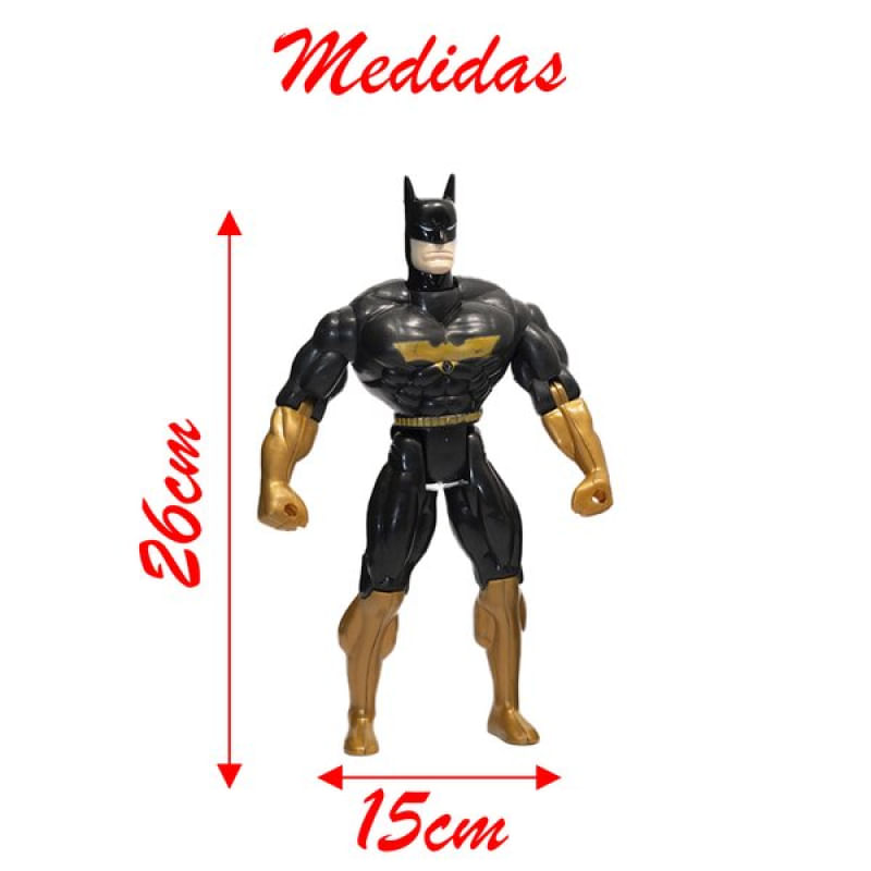 Encontraproduto.com.br - Boneco Batman Cavaleiro Das Trevas Articulado C/Máscara 26cm