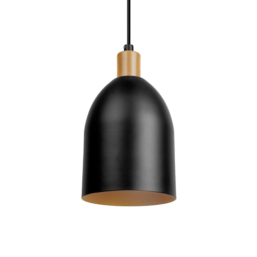 Encontraproduto.com.br - PENDENTE MILA ALUM PT E INT DOUR BLUM