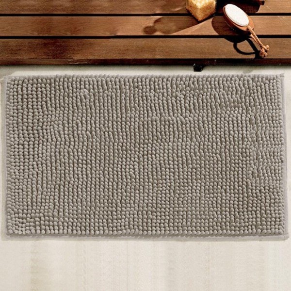 Tapete Buettner Microfibra 50Cm X 70Cm Greco Prata