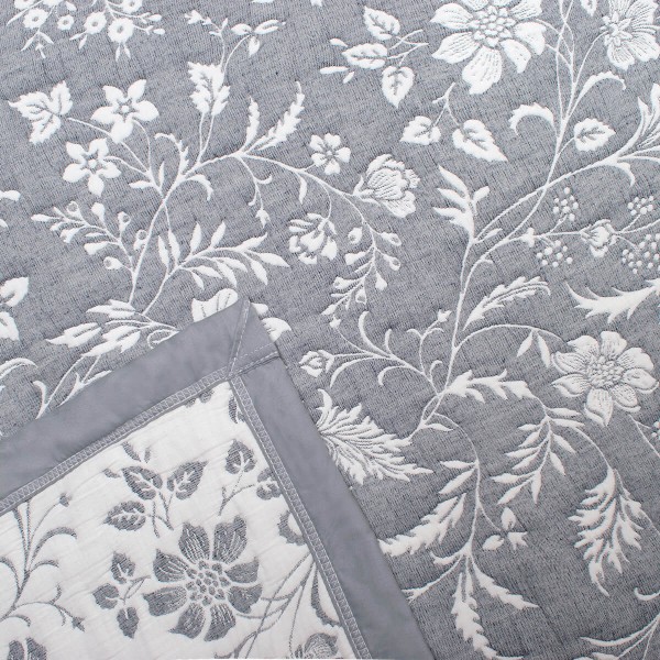Encontraproduto.com.br - Colcha com Porta Travesseiro Jacquard Cenário Veras Buettner