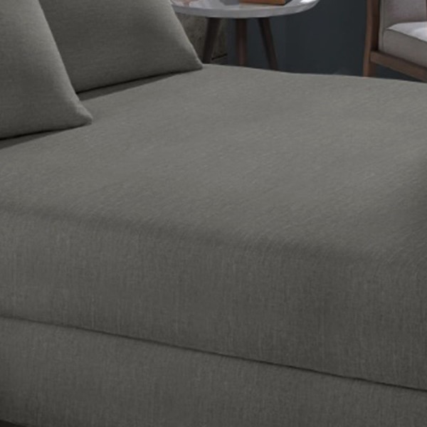 Encontraproduto.com.br - Lençol Com Elástico Buettner Casal Malha Mescla 138mx188mx30cm Bege