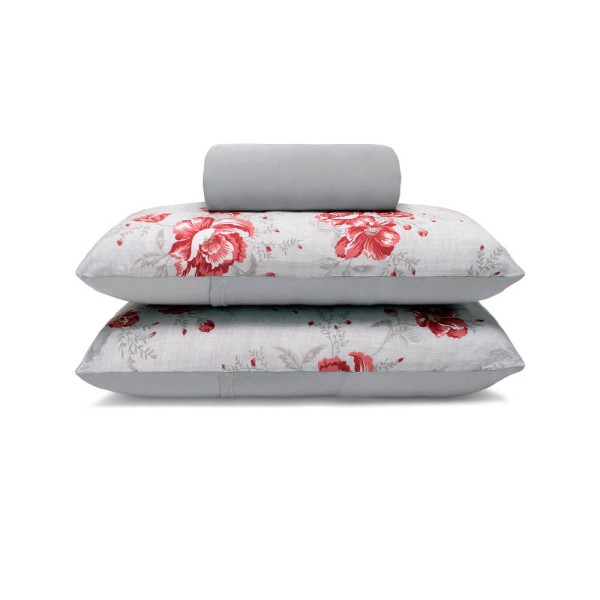 Jogo de Cama Queen 3 peças Estampado Tainara - Buettner