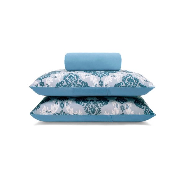 Encontraproduto.com.br - Jogo de Cama Queen 3 peças Estampado Vidália- Buettner