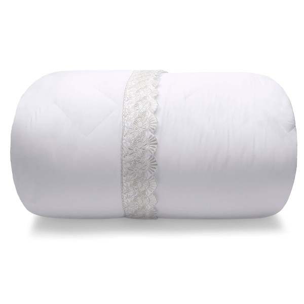 Edredom 300 Fios Cristal Renda Estela Buettner