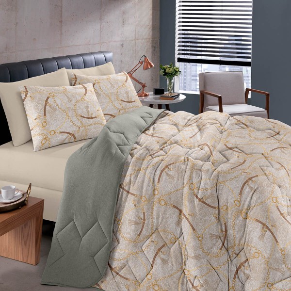 Encontraproduto.com.br - Edredom Malha Basic Estampado Horse Buettner