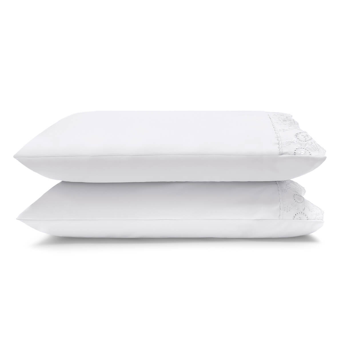 Par de Fronhas Microfibra Sonata Renda Janer Buettner