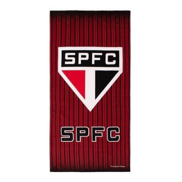 Encontraproduto.com.br - Toalha de Banho Barra Bordada Futebol Jacquard Flamengo Buettner