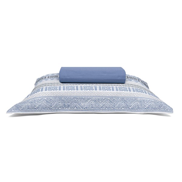 Jogo de Lençol 150 Fios Casual Estampado Indigo Buettner