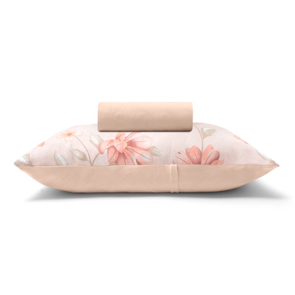 Jogo de Lençol Malha Basic Estampado Jania Buettner