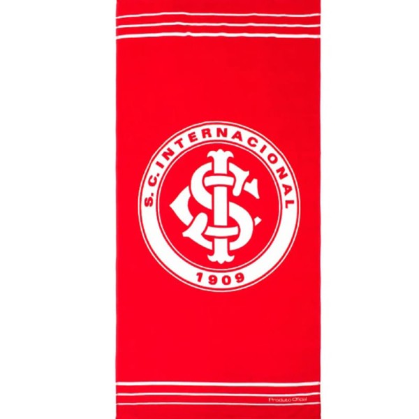 Encontraproduto.com.br - Toalha de Banho Futebol Estampada Internacional Buettner