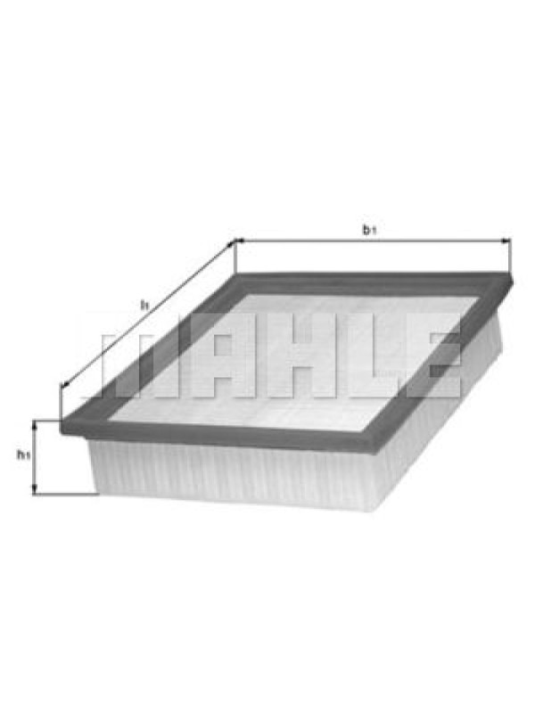 Encontraproduto.com.br - Lx687 - Filtro Ar - Fiesta Tds 97 Em Diante - Mahle
