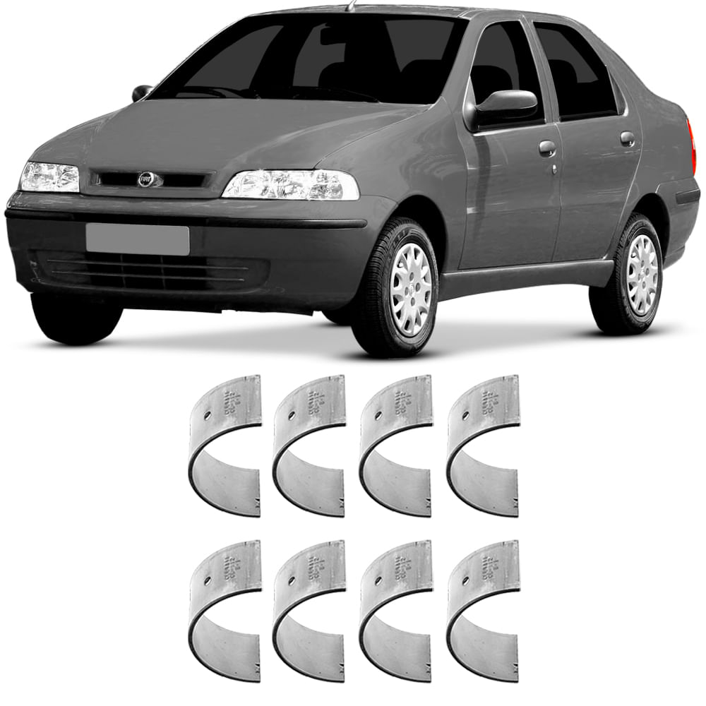 Encontraproduto.com.br - Jogo Bronzina De Biela Std Fiat Motor Fiasa Sbb407j Std