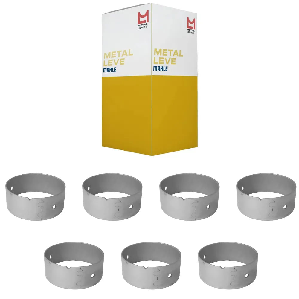 Encontraproduto.com.br - Kit Bucha Eixo Comando STD Ford Cargo C 8.3 91 a 2006 Mahle H21094