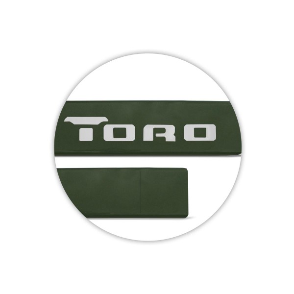 Encontraproduto.com.br - Jogo de Friso Lateral Fiat Toro 2016 a 2023 Verde Botanic Slim