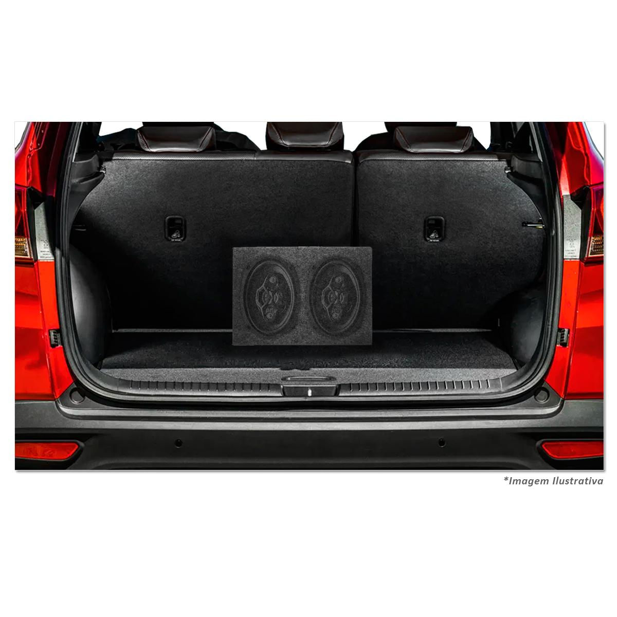 Encontraproduto.com.br - Caixa de Som Automotiva para Alto Falante 6x9 Selada Carpete Grafite 14 Litros