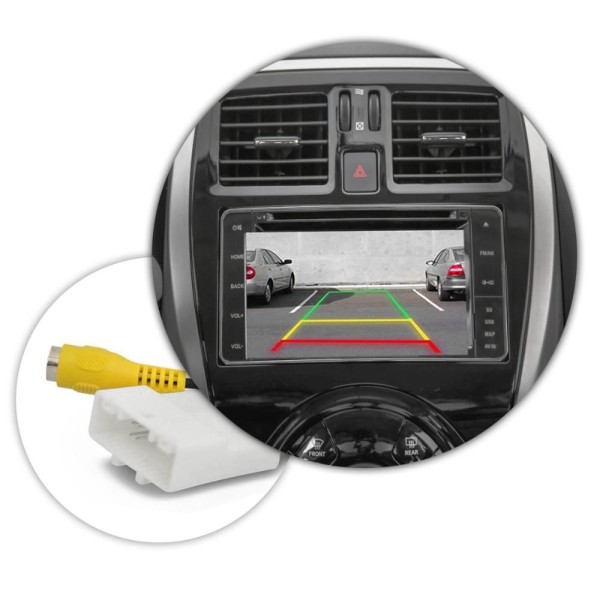Encontraproduto.com.br - Interface Para Camera De Ré Hb20 2021 A 2024 Cabo Rca Flexitron