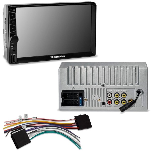 Encontraproduto.com.br - Central Multimídia MP5 2 Din Roadstar RS405BR Plus Tela 7 Espelhamento Bluetooth USB SD AUX