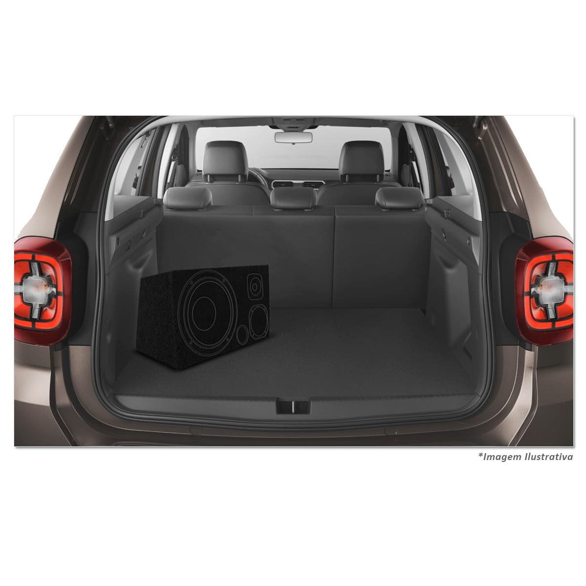 Encontraproduto.com.br - Caixa De Som Trio Alto Falante 12´ 45l Duto Carpete Preto