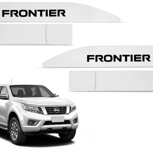 Encontraproduto.com.br - Jogo de Friso Lateral Frontier 2023 2024 Branco Aspen