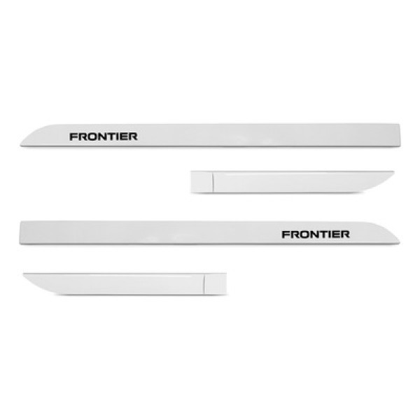 Encontraproduto.com.br - Jogo de Friso Lateral Frontier 2023 2024 Branco Aspen