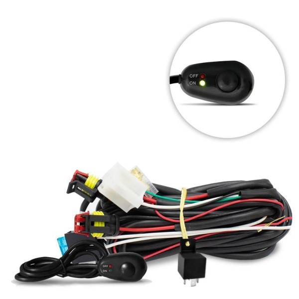 Encontraproduto.com.br - Kit Farol De Milha Onix Ls Joy 2017 A 2019 Botão Tic Tac E Moldura Preto