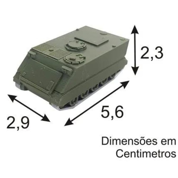 Encontraproduto.com.br - Miniatura M113 Blindado de Transporte 1/87 HO EXPRESSO DUINO 059